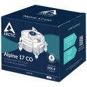 Arctic CPU кулер Alpine 17 CO ACALP00041A, 12V, 1x92mm, 250-2700RPM, 0.3sone, FDB, черный/серебристый