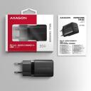 Axagon įkroviklis ACU-PD30 30W, 1x USB-C, 100-240V, greitas įkrovimas, perkrovos apsauga, juodas