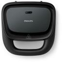 Philips Вафельница HD2332/90 750 Вт, черная, нескользящие ножки, антипригарные пластины, толстые вафли