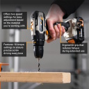 Bezvadu 18 V urbt-skrūvgrieznis bez akumulatora un lādētāja BMC korpusā Drill Driver 7065183 Batavia