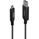Lindy kabelis USB 3.2 Type A uz C 43396 25m, 5Gbps, 1 USB Type A vīrie&scaron;u, 1 USB Type C vīrie&scaron;u, melns