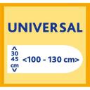 Vileda Triikimislaua kate 142467,163253, 130 cm, 45 cm, 50% puuvill, 50% pol&uuml;uretaanvaht, Quick Fix, OEKO-TEX 100