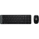 Logitech Juhtmevaba komplekt MK220 920-003161, 10m, 2xAA, 2xAAA, QWERTY, must, 3 nuppu, optiline hiir, universaalne