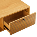 Kafijas galdiņ&scaron; LINE 100x50xH45cm, melamīns ar ozola rakstu 45126