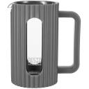 Resto French Press 90534, 0.6 L, pilka, borosilikatinis stiklas, nerūdijančio plieno filtras, plastikinis dangtelis