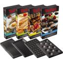 TEFAL | Sandwich Maker | SW854D | 700 W | Number of plates 4 | Number of pastry 2 | Black/Stainless steel