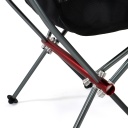 Ceļojumu krēsls 'Relax', BasicNature, R591514, ļoti viegls, augsts atzveltne, ar roku balstiem un dzēriena turētāju