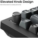 Клавиатура Keychron V1U-D1 75% беспроводная, 8000 Гц, RGB LED, 4000 мАч, 660 ч работы от аккумулятора, PBT клавиши