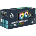 Arctic CPU Охладитель Liquid Freezer III Pro 280 A-RGB ACFRE00183A, 2 вентилятора, 186 м&sup3;/ч, FDB, черный
