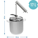 Pot-still 17 L survekatlal BROWIN 343117, roostevaba teras, elektrooniline termomeeter