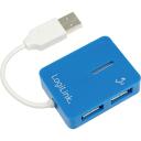 Logilink USB centrmezgls 4-portu UA0136, 4x USB 2.0, 480 Mbit/s, USB baro&scaron;ana, pārslodzes aizsardzība