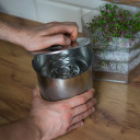 Nerūdijančio plieno presuotas kumpio gamintojas/spaudimo kumpio viryklė 3 kg su priedais BROWIN 313130