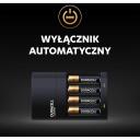 Duracell įkroviklis CEF14, 4, Ni-MH, 2xAA, 2xAAA, 4h, juodas, &scaron;ilumos, perkrovos, grandinės, įtampos apsauga