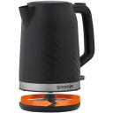 Gorenje Kettle K17SPB, 2200 W, 1.7 L, 360&deg; sukamo pagrindą, plastikas, juoda, automatinis i&scaron;jungimas, vandens lygio indikatorius