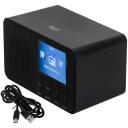 Adler Internetiraadio CR 1918, 140mm, 80mm, 84mm, 3W, 2,4GHz, 99 eelnevalt seadistatud jaama, Bluetooth, USB laadimine