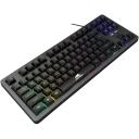 Baracuda Klaviatūra KRILL-B BGK-01114 US, 87 taustiņi, Tenkeyless, USB 2.0, 1,5m, Varavīksnes efekts, membrāna