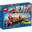 Lego Klocki City 60373 Ugunsdzēsēju-glābēju kuģis 60373, 144 gab., plastmasa, 5 gadiem