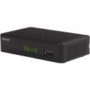 Denver teleresiver DTB-148 110131120120, DVB-T2 H.265, HDMI, Scart, koaksiaal, RF, LAN, USB, EPG, Dolby Digital, HE-AAC