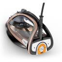 Tefal Aurugraud FV9845, 3200 W, 350 ml, 60 g/min, must/roosa kuld, ergonoomiline auru p&auml;&auml;stik, stabiilne puhke m&auml;gi