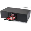 Jvc RD-E984B, mini tornis, 264mm, 140mm, 451mm, 4.5kg, Wi-Fi, Bluetooth 5.2, CD atskaņotājs, TFT displejs, 2x25W RMS