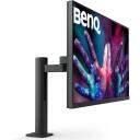 Benq USB-C monitors PD3205UA 9H.LKGLA.TPE, 31.5", UHD, 3840 x 2160, 60 Hz, 5 ms, 350 cd/m&sup2;, 1x HDMI, melns, USB centrmezgls
