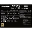 Asrock Toiteplokk PRO-M850G, 850W, 3x6+2pin, 8 SATA, 2x8-pin EPS, 135mm ventilaator, 80 PLUS Gold, Cybenetics Gold