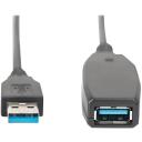 Digitus aktiivne USB 3.0 pikenduskaabel DA-73107, 20m, USB A, USB A, 5 Gbps, aktiivne kaabel, LED oleku indikaator