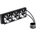 Gamemax protsessori vedelikjahutus ICEBURG 360 INFINITY BK, 1.125kg, 2.575kg, 300W TDP, 32 dBA, 800-2000 rpm, 120mm ventilaator