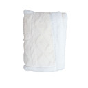 Pleds ar kapuci MONNA balts 85198