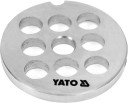 Gaļas maļamās ma&scaron;īnas asmens YG-03252, YATO, 10 mm caurums, nerūsējo&scaron;ais tērauds