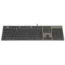 A4Tech Klaviatūra KV-300H A4TKLA39976, 43.6cm, 12.4cm, 2.2cm, USB, membrāna, 2 USB porti, ergonomisks dizains