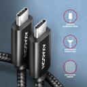Axagon USB-C į USB-C kabelis BUCM2-CM25AB 2.5m 240W 5A juodas, pintas