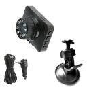 Manta auto video reģistrators DVR302H, 1080 x 720 - 30 kadri/s, 2,4" LCD TFT, CMOS, f/2.0, G-sensors, microSD līdz 32 GB