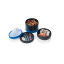 'Modulāra ūdensnecaurlaidīga uzglabā&scaron;anas sistēma, mikroviļņu krāsnī un trauku mazgājamā ma&scaron;īnā dro&scaron;a, XL izmērs, pelēkzils, R070908, HUMANGEAR'