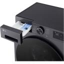 LG Skalbimo ma&scaron;ina F2X50S9TBB, 9 kg, 1200 RPM, A klasė, priekinė įkrova, Wi-Fi, matinė juoda, LED ekranas, garų funkcija