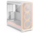 Fractal Design Korpuss 3 XL FD-C-MES3X-05, balts TG caurspīdīgs, 1x2.5&rdquo;, 2/4x3.5&rdquo;, E-ATX, 7 papla&scaron;inā&scaron;anas sloti