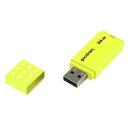 Goodram Pendrive UME2 0640Y0R11, 64GB, USB 2.0, 20MB/s, 5MB/s, kollane, perforatsioon