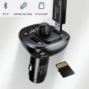 Usams FM siųstuvas C21 USA000754, 87,5-108MHz, Bluetooth 5.0, 2xUSB 3,4A, MP3 palaikymas, 3,5mm garso jungtis
