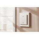 Meross MRS105MA-EU viedtīkls slēdzis, MRS105MAQUA-EU, 2.4 GHz, 55x55 mm, automātiskā kalibrācija, balss kontrole