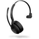 Jabra Evolve2 55 Link380c MS Mono 25599-899-899, 30m, Mono, 1xUSB-C, 38dBV, Bluetooth, triuk&scaron;mo slopinimas