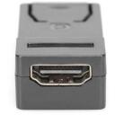 Digitus DisplayPort HDMI adapter AK-340602-000-S, 1080p, 60Hz, must, DP HDMI, &uuml;hilduv PC, monitoriga