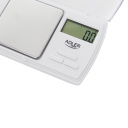 Augstas precizitātes digitālie svari ar maksimālo slodzi 05 kg un 001 g precizitāti balti AD3161 Adler