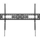 Goobay sienas stiprinājums TV Wall Mount Pro FIXED (XL) 49892, 75kg, 300x300mm, 200x200mm, 400x200mm, 400x400mm, 600x400mm, melns