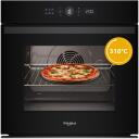 Whirlpool Krosnis WOI4S8PM0SBA, 73 L, Elektrinė, Pirolitinė/Hidrolitinė, Elektroninė, Garų funkcija, Konvekcija