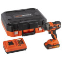 Akumutrikeeraja, 20V, 220Nm, 20V, 2Ah, 4,0A POWDP20160 POWERPLUS