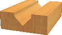 V-gropes frēze HM 60o, l=14 mm,kāts 8mm, Rokas frēzēm, malu frēzēm V VEIDA GROPJU FRĒZE STANDARD FOR WOOD V-GROOVE BIT, 2608628406, BOSCH