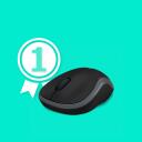 Logitech USB optiline hiir M185 910-002238, 1000DPI, 2 nuppu, 1 AA aku, Nano vastuv&otilde;tja, v&auml;rv: hall
