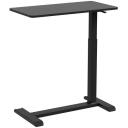 Gembird Mobilais klēpjdatora galds ar ritenī&scaron;iem, TVS-DESK-02-BK, Melns, Dziļums 400/470 mm, Platums 770/890 mm