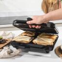 Salter Sviestmaižu tosteris EK6538VDE, 1600W, 4 sviestmaizes, nerūsējo&scaron;ais tērauds, kvadrāts, trīsstūris, kontroles lampiņa