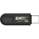 Emtec USB m&auml;lupulk ECMMD128GC283, 128GB, USB 3.2, 80Mbps, 20Mbps, must, plastmass